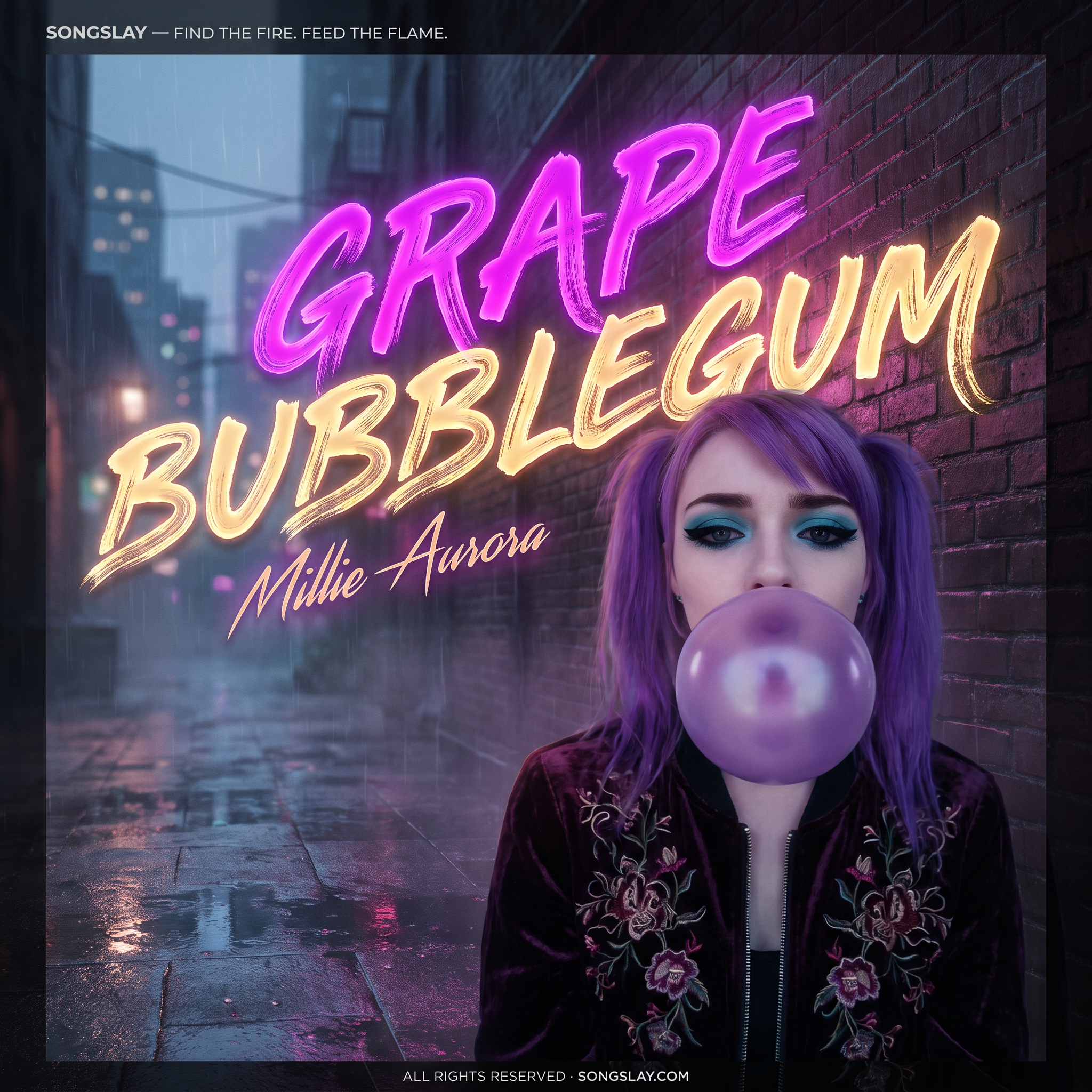 Cover art for Grape Bubblegum